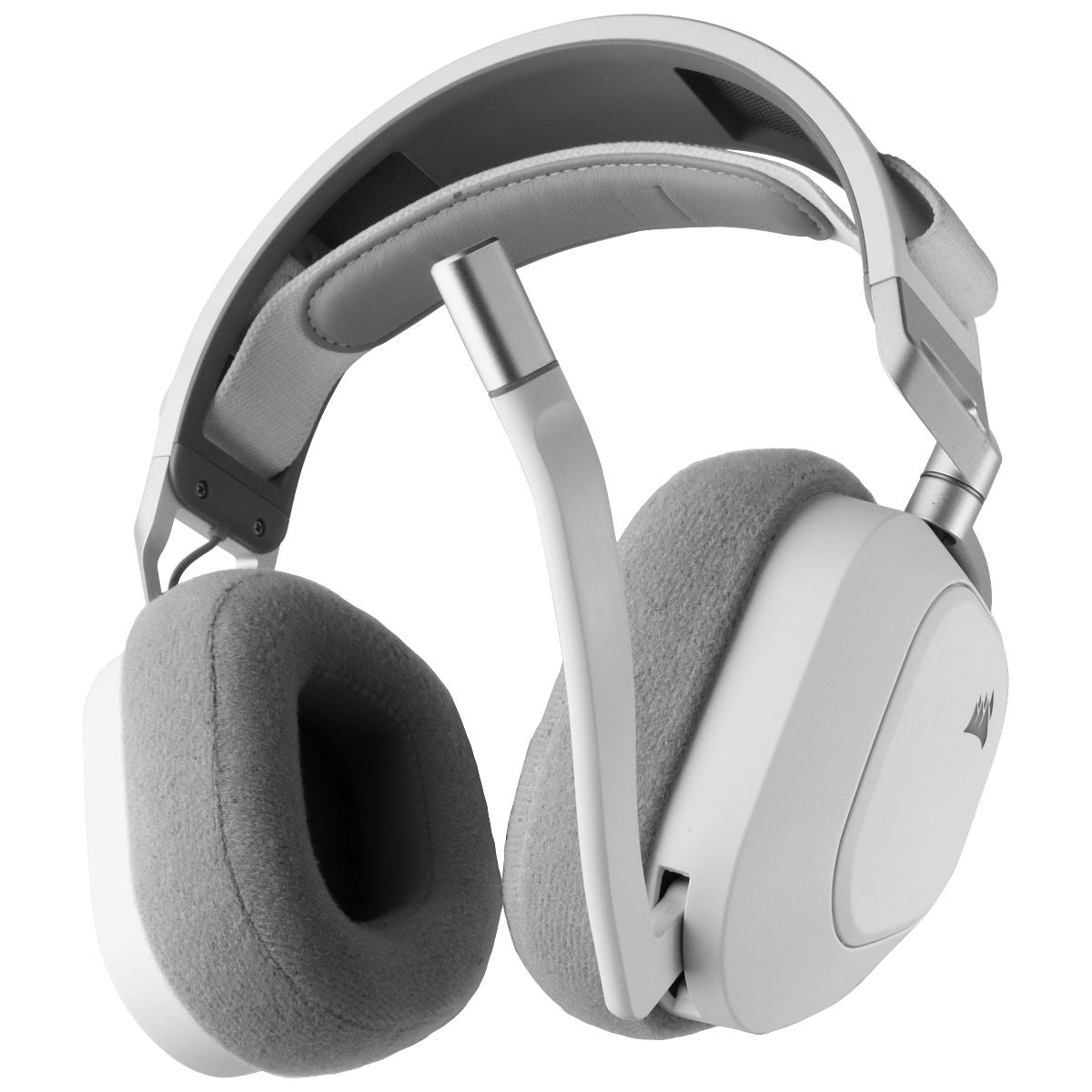 Corsair HS80 MAX Wireless 2.4GHz Bluetooth Gaming Headset for PC/PS5/PS4 - White Gaming/Console - Headsets Corsair - Simple Cell Bulk Wholesale Pricing - USA Seller