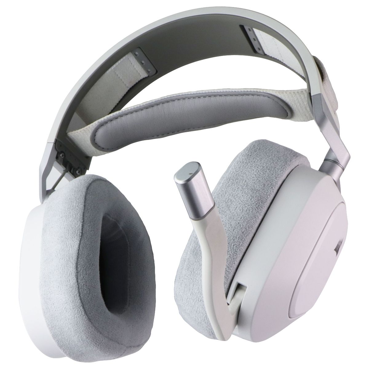 Corsair HS80 RGB Wireless Multiplatform Gaming Headset - White Portable Audio - Headphones Corsair - Simple Cell Bulk Wholesale Pricing - USA Seller