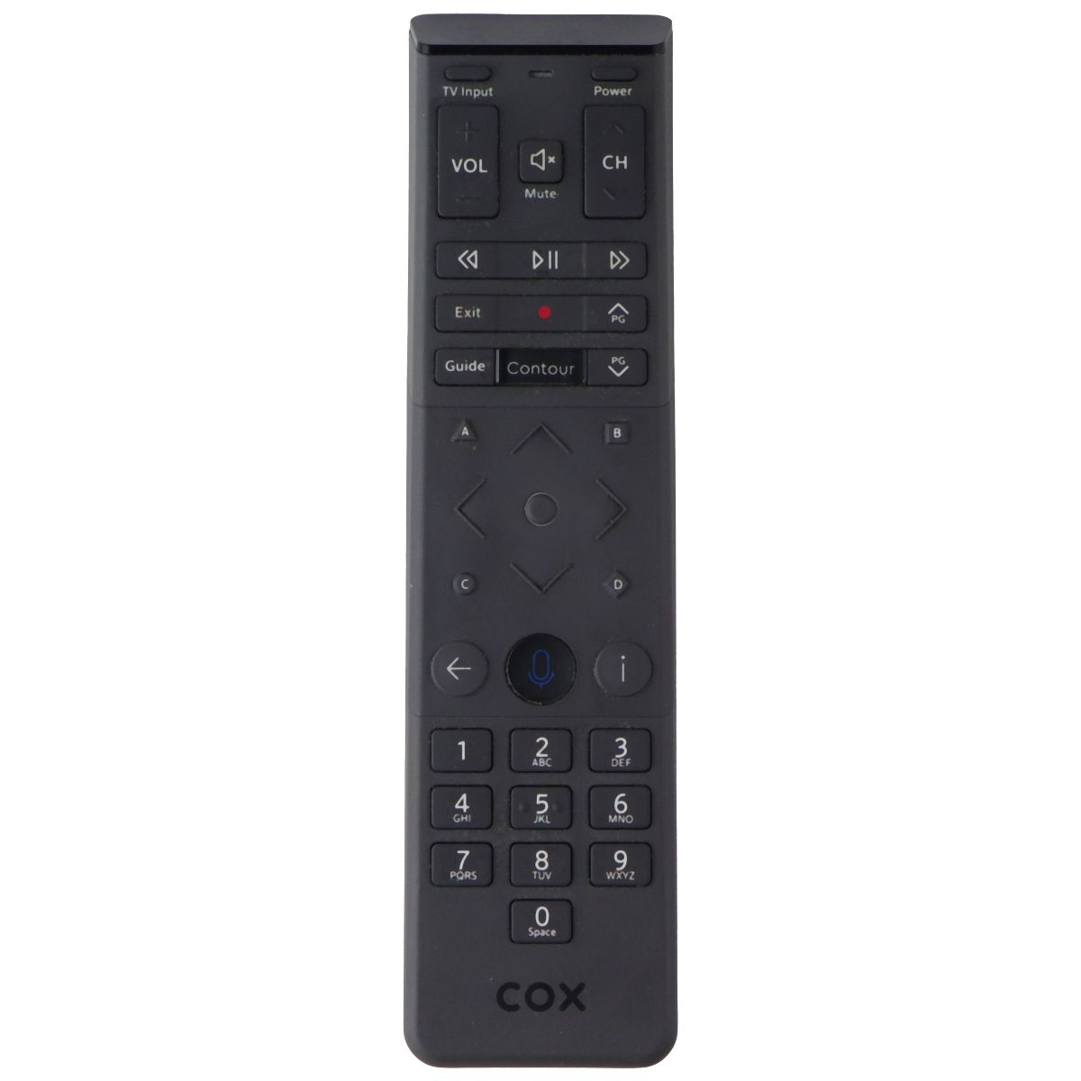 Cox Contour TV Remote Control (XR15-RF) - Gray TV, Video & Audio Accessories - Remote Controls COX - Simple Cell Bulk Wholesale Pricing - USA Seller