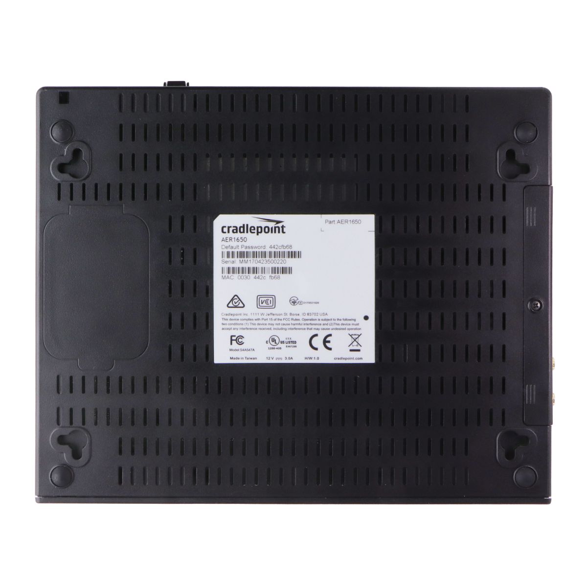 Cradlepoint AER Advanced Edge Wireless Router - Black (AER1650) Networking - Wireless Wi-Fi Routers CradlePoint - Simple Cell Bulk Wholesale Pricing - USA Seller