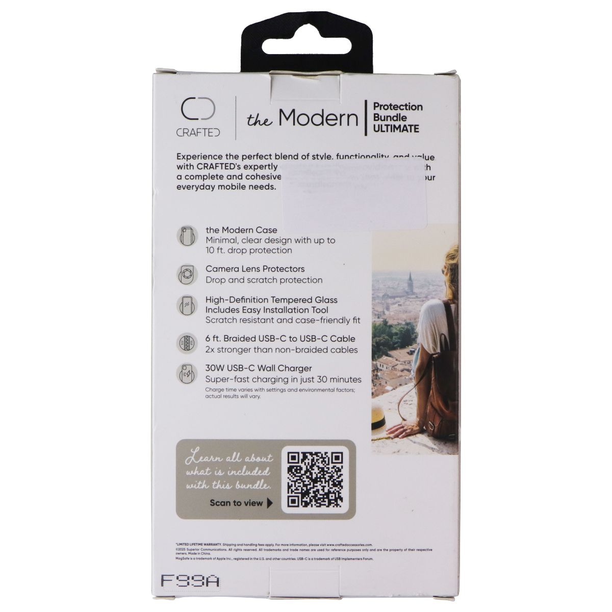 Crafted 5-in-1 Protection Bundle for Apple iPhone 17 Air - Clear Cell Phone - Accessory Bundles Crafted - Simple Cell Bulk Wholesale Pricing - USA Seller