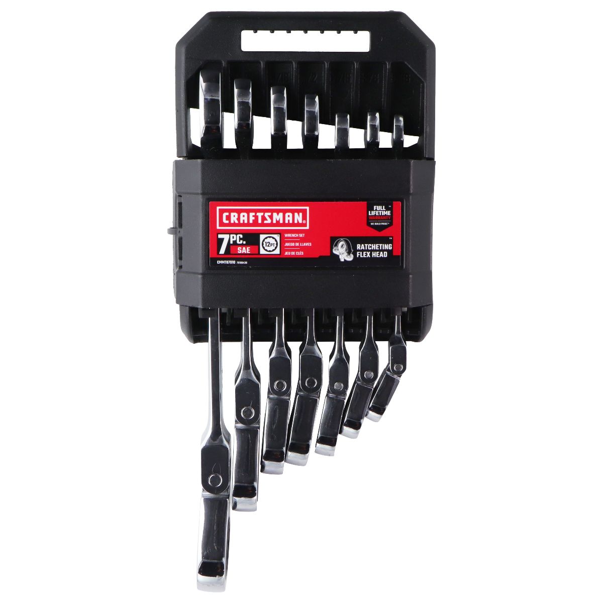 Craftsman (CMMT87010) 7-Piece 12 PT. SAE Flex Reversible Ratchet Set Other Sporting Goods Craftsman - Simple Cell Bulk Wholesale Pricing - USA Seller