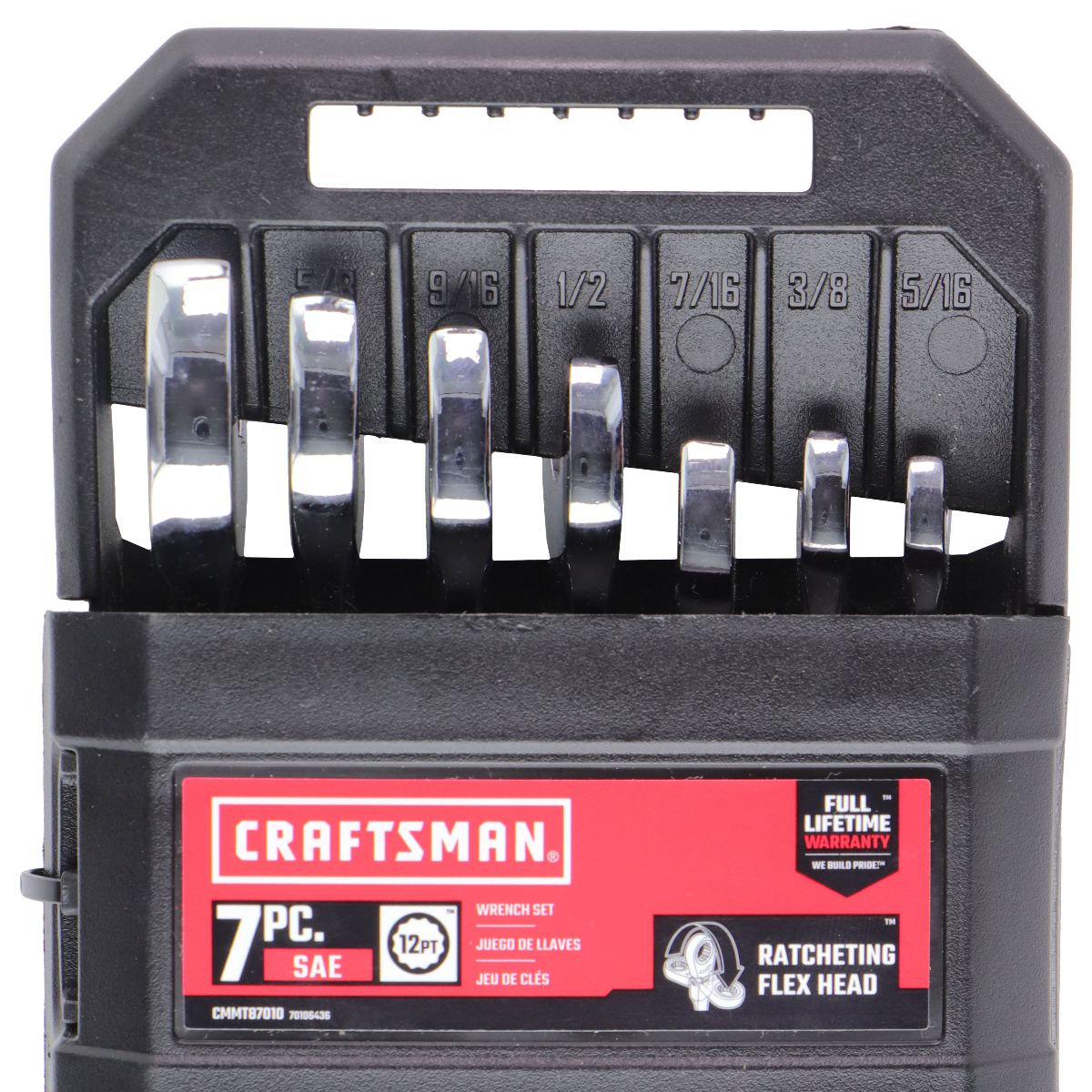 Craftsman (CMMT87010) 7-Piece 12 PT. SAE Flex Reversible Ratchet Set Other Sporting Goods Craftsman - Simple Cell Bulk Wholesale Pricing - USA Seller