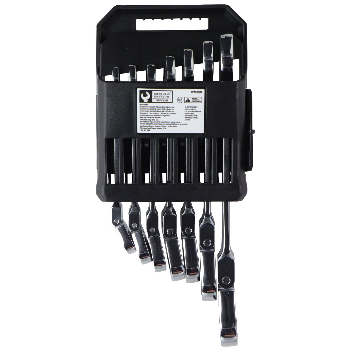 Craftsman (CMMT87010) 7-Piece 12 PT. SAE Flex Reversible Ratchet Set Other Sporting Goods Craftsman - Simple Cell Bulk Wholesale Pricing - USA Seller