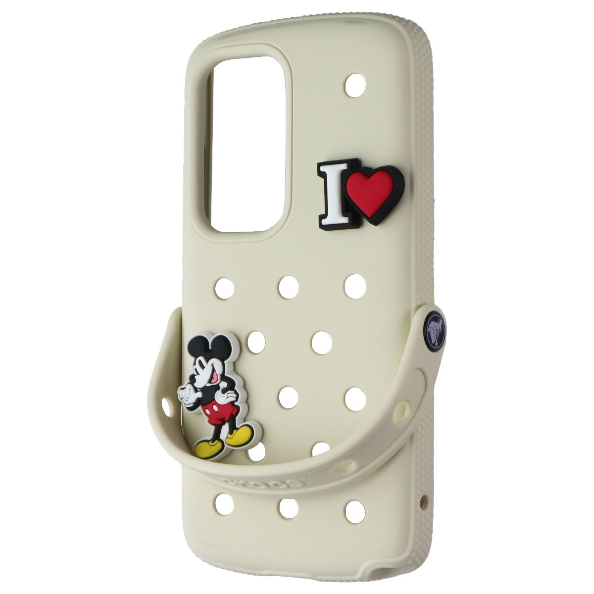 Crocs Case with Jibbitz Charms for Samsung Galaxy S25 Ultra - Beige Cell Phone - Cases, Covers & Skins Crocs - Simple Cell Bulk Wholesale Pricing - USA Seller