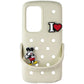 Crocs Case with Jibbitz Charms for Samsung Galaxy S25 Ultra - Beige Cell Phone - Cases, Covers & Skins Crocs - Simple Cell Bulk Wholesale Pricing - USA Seller