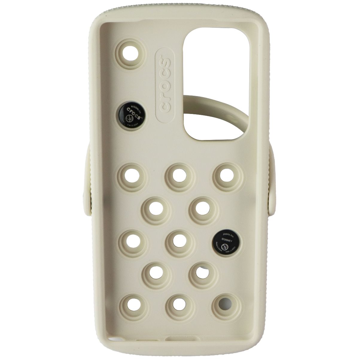 Crocs Case with Jibbitz Charms for Samsung Galaxy S25 Ultra - Beige Cell Phone - Cases, Covers & Skins Crocs - Simple Cell Bulk Wholesale Pricing - USA Seller