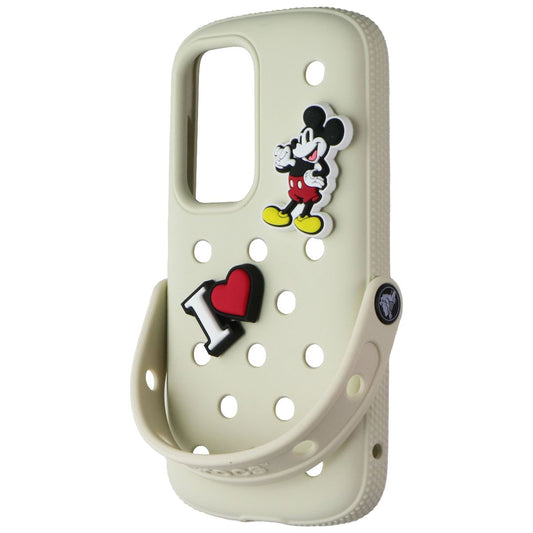 Crocs Case with Jibbitz Charms for Samsung Galaxy S25 - Beige Cell Phone - Cases, Covers & Skins Crocs - Simple Cell Bulk Wholesale Pricing - USA Seller