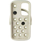 Crocs Case with Jibbitz Charms for Samsung Galaxy S25 - Beige Cell Phone - Cases, Covers & Skins Crocs - Simple Cell Bulk Wholesale Pricing - USA Seller