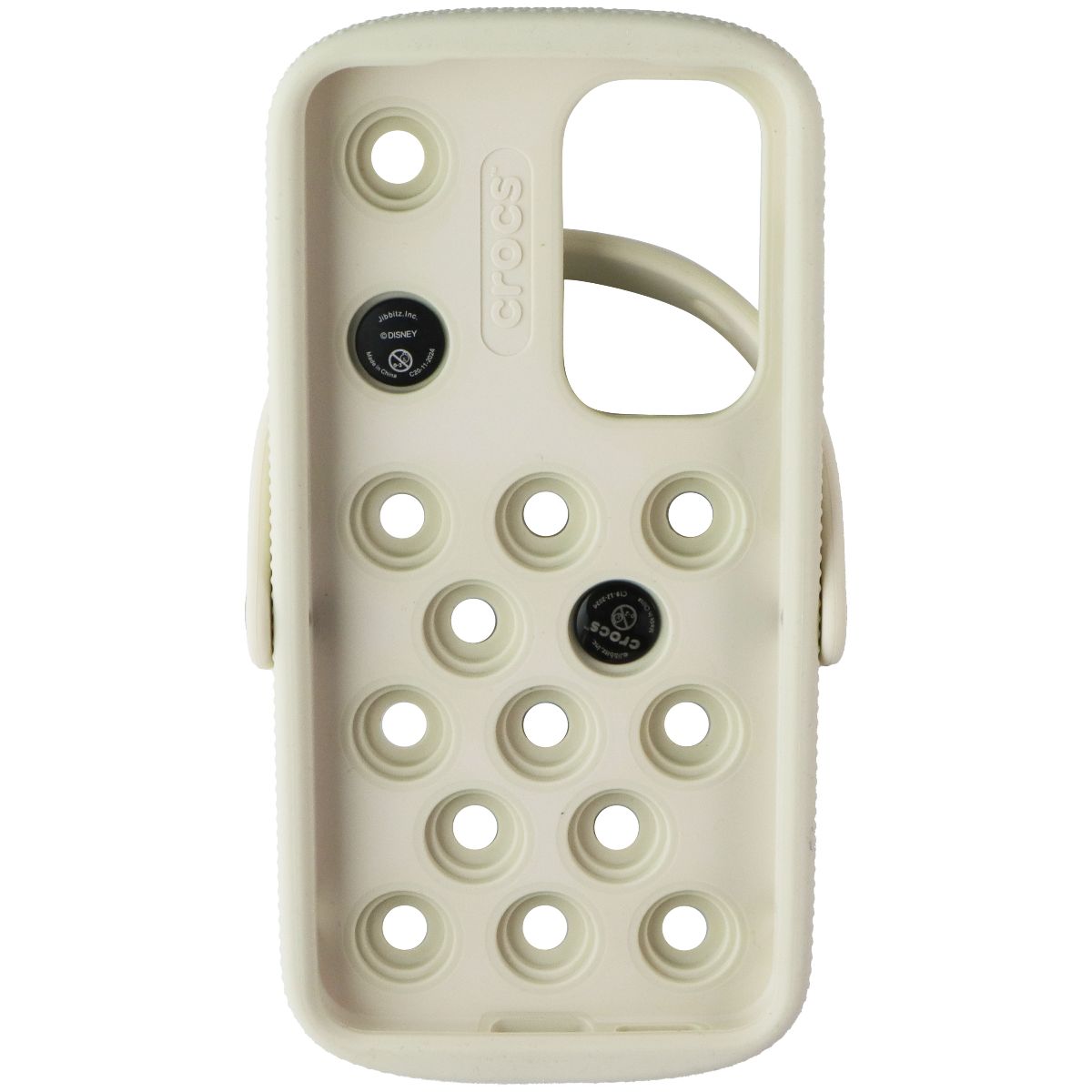 Crocs Case with Jibbitz Charms for Samsung Galaxy S25 - Beige Cell Phone - Cases, Covers & Skins Crocs - Simple Cell Bulk Wholesale Pricing - USA Seller