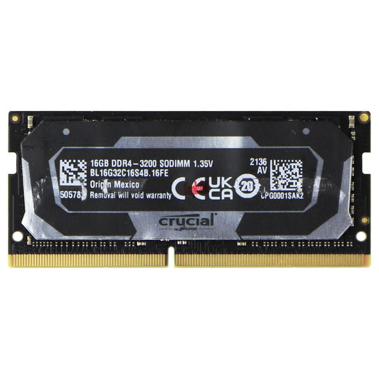 Crucial Ballistix 16GB RAM Memory DDR4 3200MHz (Model: BL16G32C16S4B) Computer Parts - Memory (RAM) Crucial Ballistix    - Simple Cell Bulk Wholesale Pricing - USA Seller