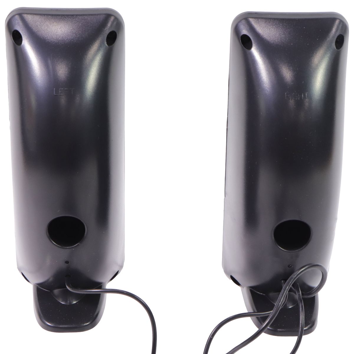 Cyber Acoustics 2.0 Powered Speaker System with Volume Control - Black (CA-2050)