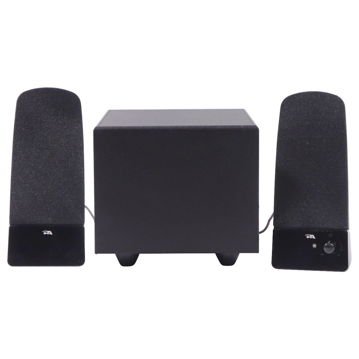 Cyber Acoustics (14W) 2.1 Channel Powered Speaker System - Black (CA-3051) Computer Accessories - Computer Speakers Cyber Acoustics - Simple Cell Bulk Wholesale Pricing - USA Seller