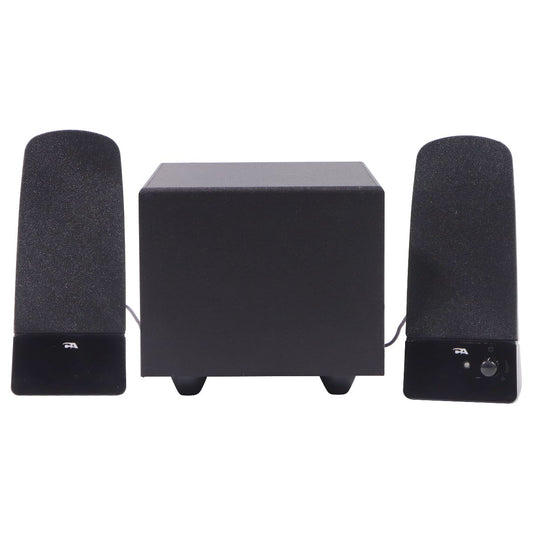 Cyber Acoustics (14W) 2.1 Channel Powered Speaker System - Black (CA-3051) Computer Accessories - Computer Speakers Cyber Acoustics - Simple Cell Bulk Wholesale Pricing - USA Seller
