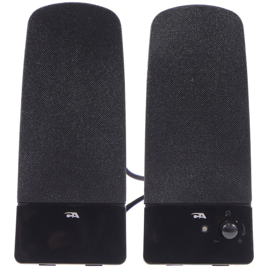 Cyber Acoustics (14W) 2.1 Channel Powered Speaker System - Black (CA-3051) Computer Accessories - Computer Speakers Cyber Acoustics - Simple Cell Bulk Wholesale Pricing - USA Seller