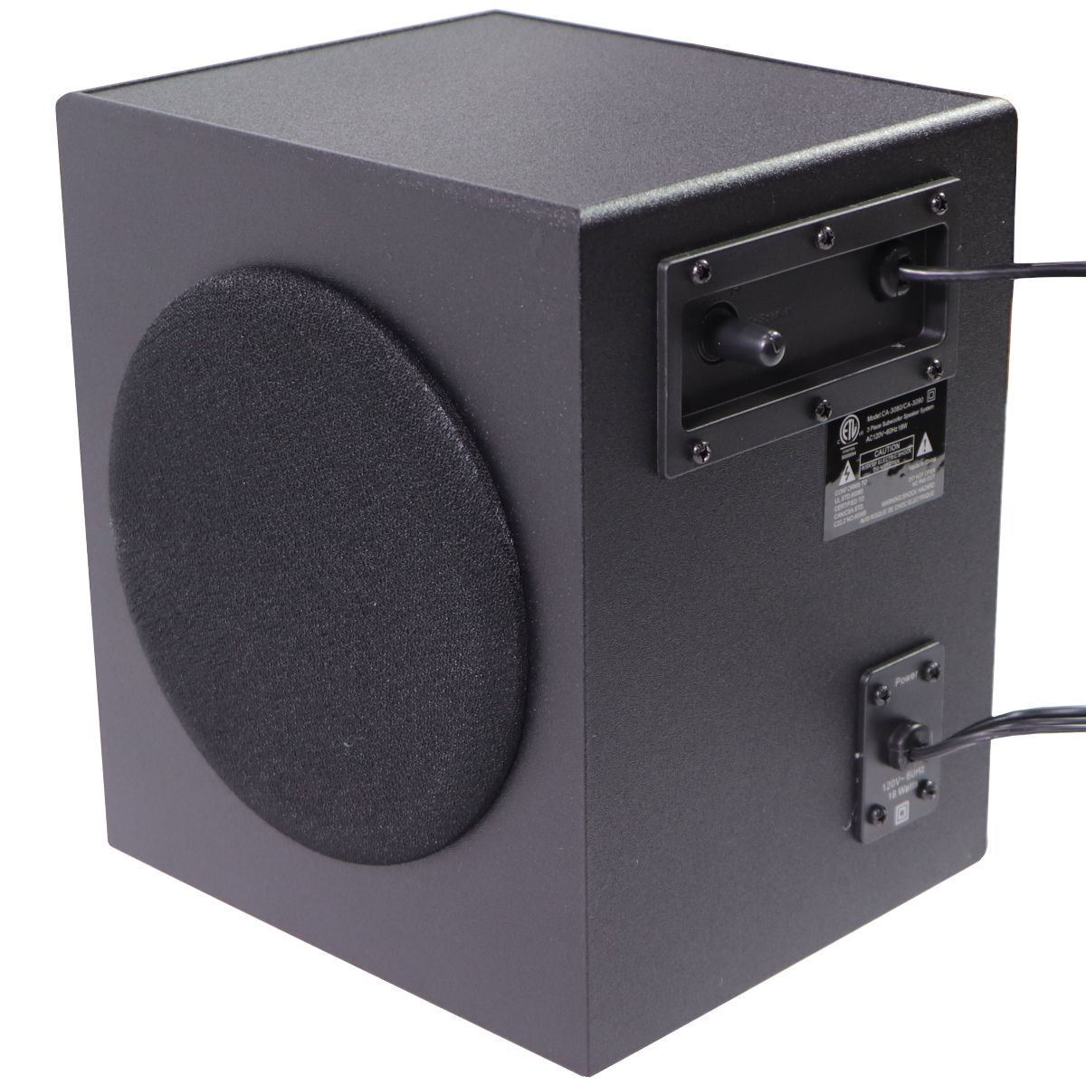 Cyber Acoustics CA-3090 2.1 Speaker System (CA-3090) - Black Home Multimedia - Home Speakers & Subwoofers Cyber Acoustics - Simple Cell Bulk Wholesale Pricing - USA Seller