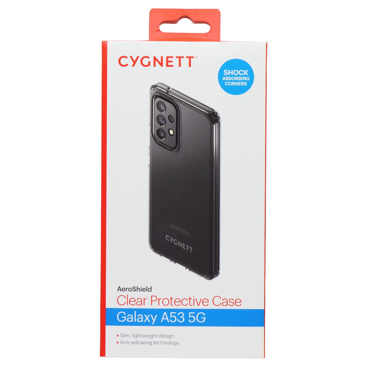 Cygnett Clear Protective Case for Samsung Galaxy A53 5G - Clear Cell Phone - Cases, Covers & Skins Cygnett - Simple Cell Bulk Wholesale Pricing - USA Seller