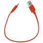 JBL 6-inch Short Style (USB-C) to USB Charging Cable - Orange Cell Phone - Cables & Adapters JBL - Simple Cell Bulk Wholesale Pricing - USA Seller