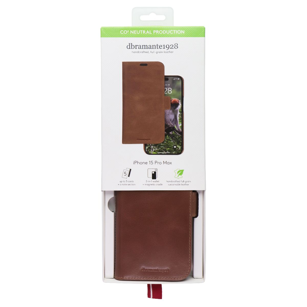 Dbramante1928 Lynge 2-in-1 Magnetic Wallet for Apple iPhone 15 Pro Max - Tan Cell Phone - Cases, Covers & Skins dbramante1928 - Simple Cell Bulk Wholesale Pricing - USA Seller