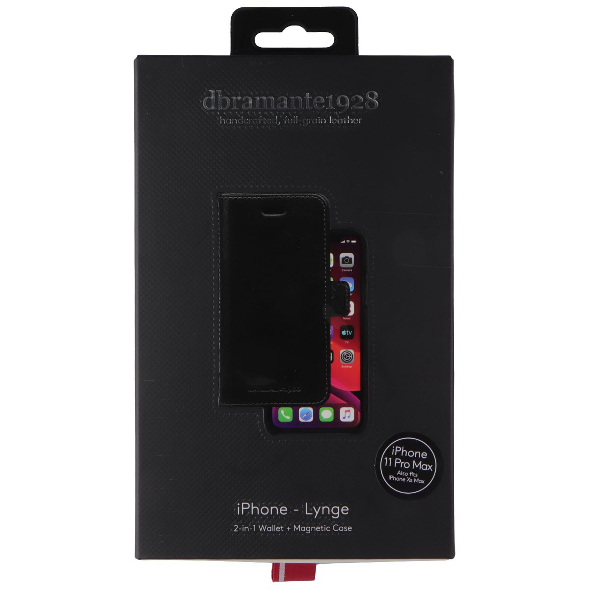 dbramante1928 Lynge 2-in-1 Wallet Case for iPhone 11 Pro Max / XS Max - Black Cell Phone - Cases, Covers & Skins dbramante1928 - Simple Cell Bulk Wholesale Pricing - USA Seller