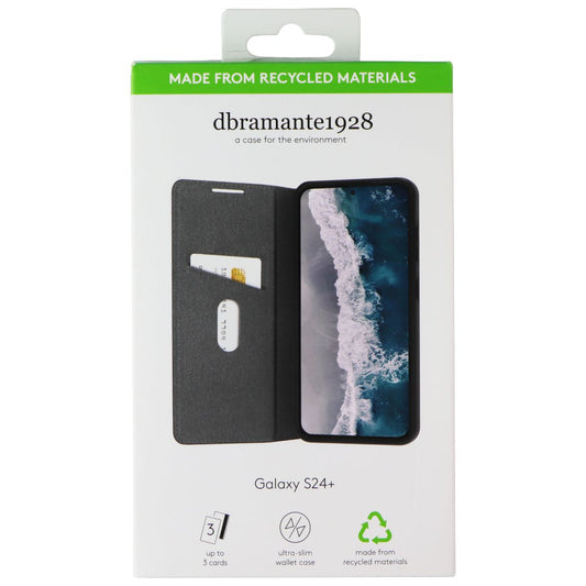 dbramante1928 Oslo Ultra Slim Wallet Case for Galaxy S24 Plus - Black