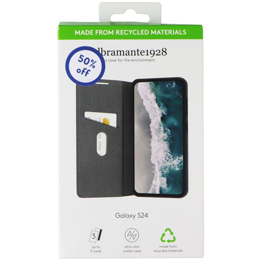 dbramante1928 Oslo Ultra Slim Wallet Case for Galaxy S24 - Black Cell Phone - Cases, Covers & Skins dbramante1928 - Simple Cell Bulk Wholesale Pricing - USA Seller