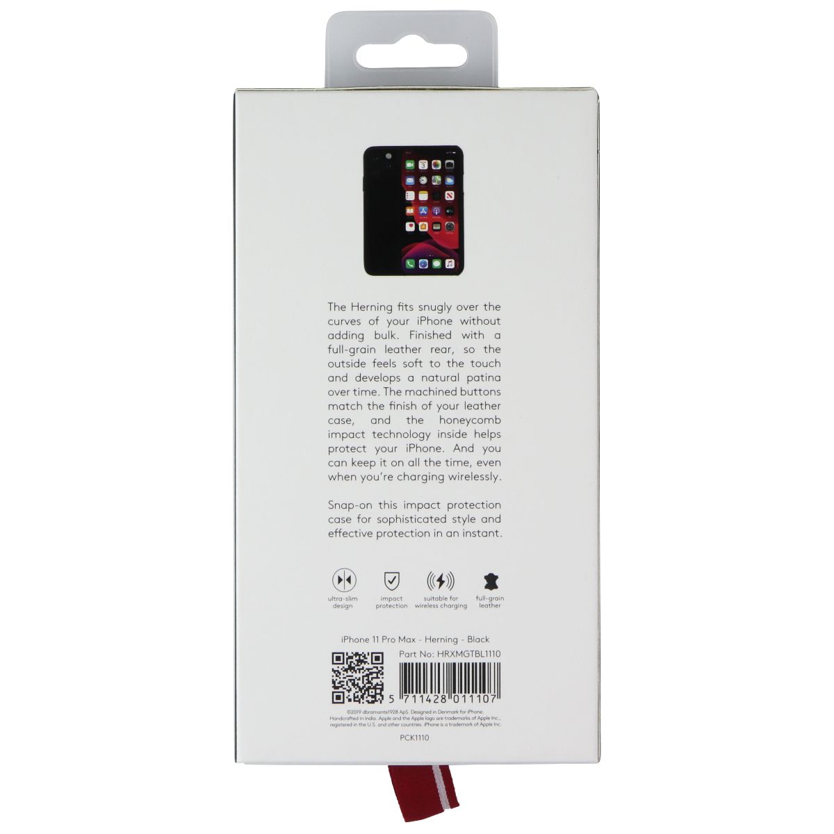 dbramante1928 Herning Snap-On Case for Apple iPhone 11 Pro Max - Black Cell Phone - Cases, Covers & Skins dbramante1928 - Simple Cell Bulk Wholesale Pricing - USA Seller