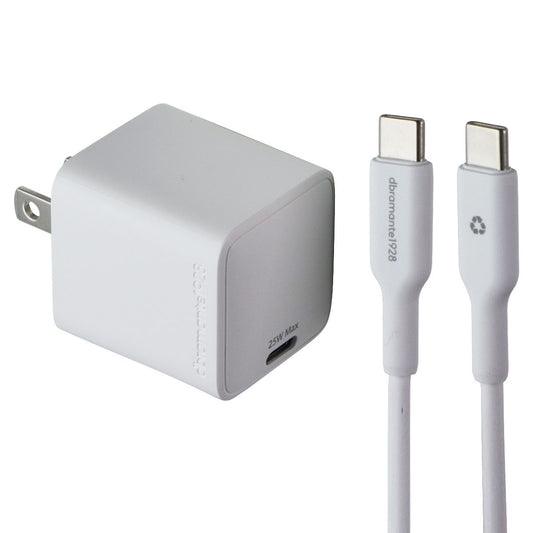 dbramante1928 5V/3A 25W USB-C Wall Charger and 3.3 Foot USB-C Cable - White Cell Phone - Chargers & Cradles dbramante1928 - Simple Cell Bulk Wholesale Pricing - USA Seller