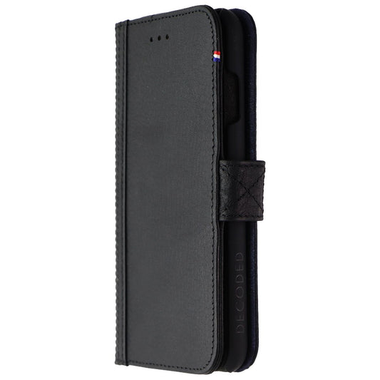 DECODED Full Grain Leather 2-in-1 Wallet for iPhone 8/7/6s/6 - Rough Black