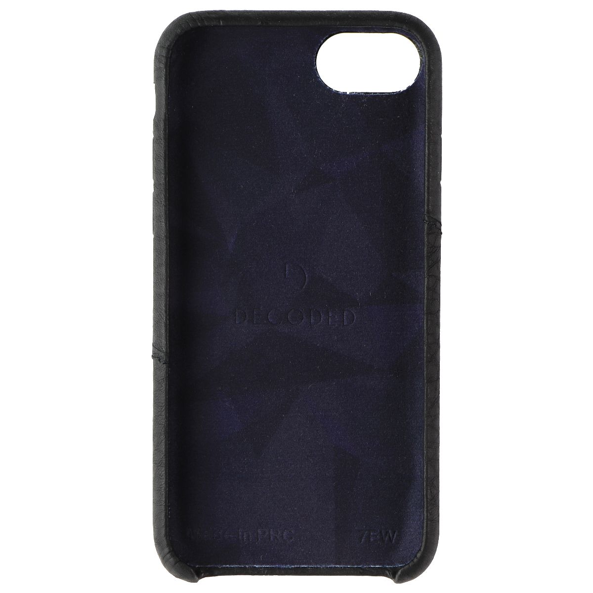 DECODED Full Grain Leather Slim Case for Apple iPhone 7/6s/6 - Black Cell Phone - Cases, Covers & Skins Decoded    - Simple Cell Bulk Wholesale Pricing - USA Seller