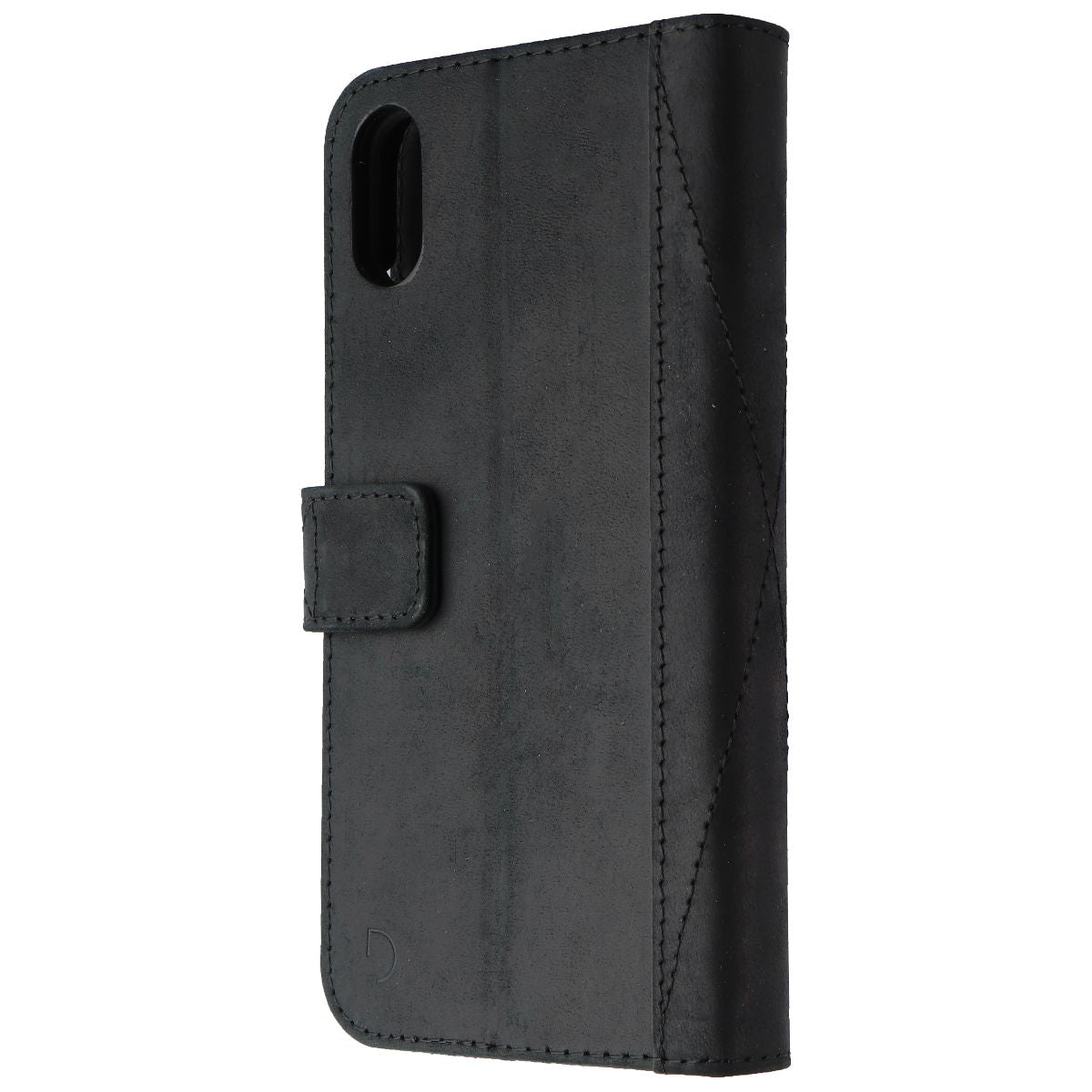 DECODED Leather 2-in-1 Wallet Case for Apple iPhone XR - Black Cell Phone - Cases, Covers & Skins Decoded - Simple Cell Bulk Wholesale Pricing - USA Seller