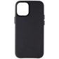 DECODED Leather Back Cover Case for Apple iPhone 12 Mini - Black Cell Phone - Cases, Covers & Skins Decoded - Simple Cell Bulk Wholesale Pricing - USA Seller