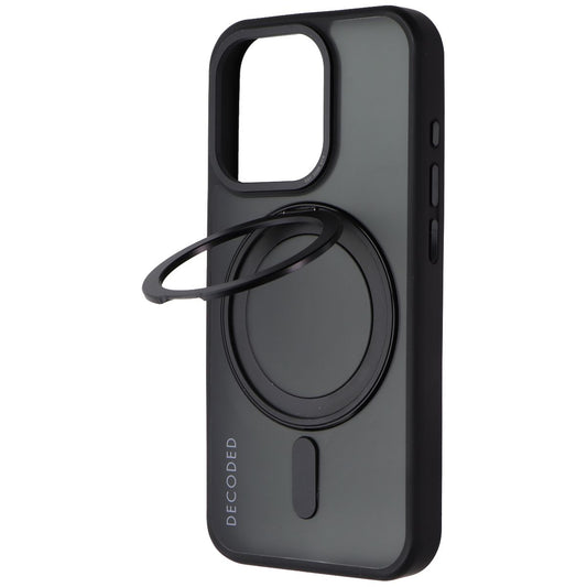 Decoded 360 Loop Stand Back Cover for MagSafe for iPhone 15 Pro - Frost Black