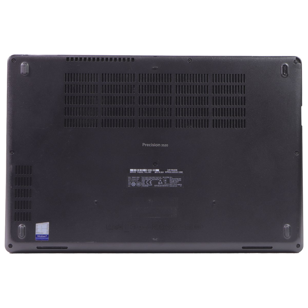 Dell Precision 3520 (15.6) FHD Laptop (P60F) i7-7820/M620/500GB SSD/32GB/10 Pro Laptops - PC Laptops & Netbooks Dell - Simple Cell Bulk Wholesale Pricing - USA Seller