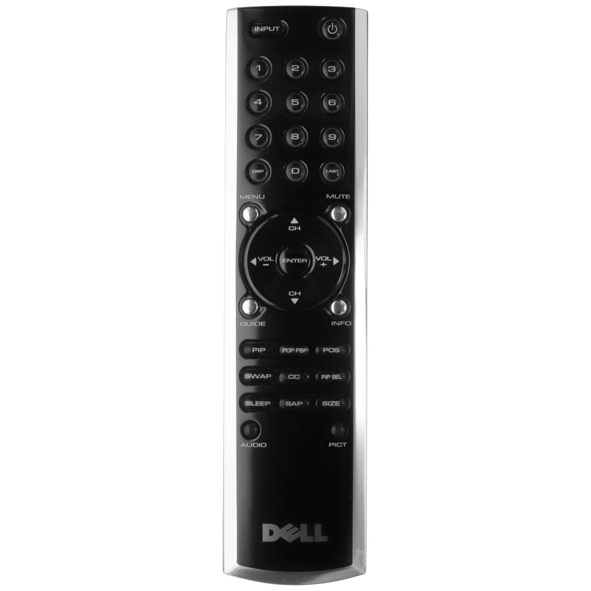 Dell Remote Control  (CT0501 A01) - Black / Silver TV, Video & Audio Accessories - Remote Controls Dell    - Simple Cell Bulk Wholesale Pricing - USA Seller