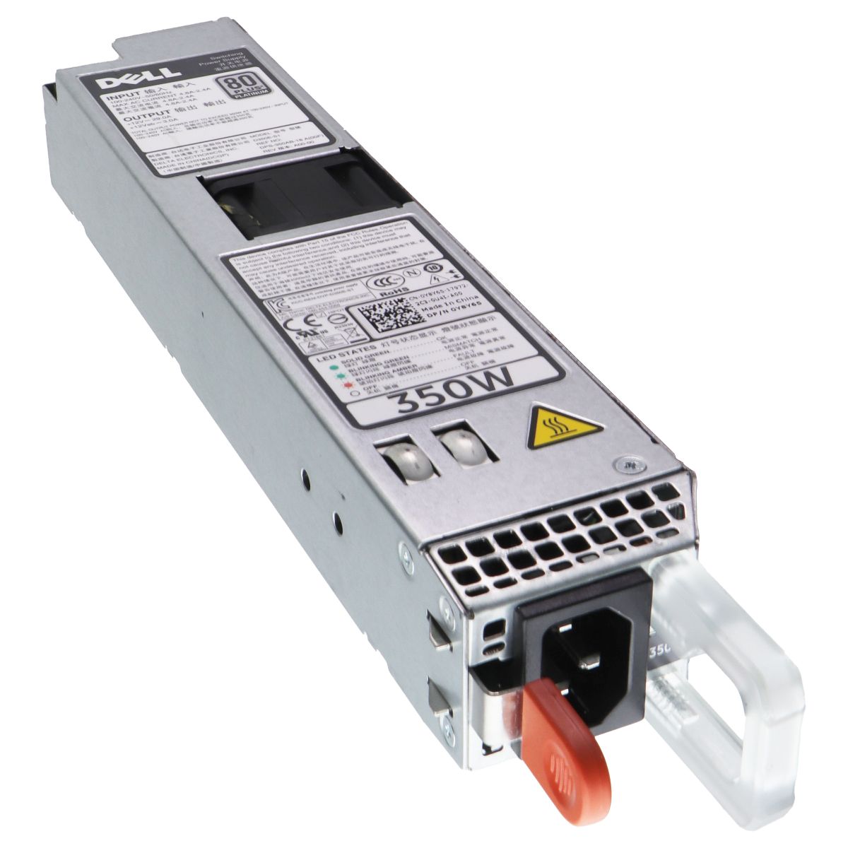 Dell D350E-S1 350W 80+ Platinum AC Switching Power Supply for Dell PowerEdge Computer Parts - Power Supplies Dell - Simple Cell Bulk Wholesale Pricing - USA Seller