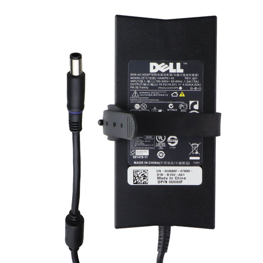 Dell 90W (19.5V/4.62A) (HA90PE1-00) AC Adapter Power Supply - Black Computer Accessories - Laptop Power Adapters/Chargers Dell - Simple Cell Bulk Wholesale Pricing - USA Seller