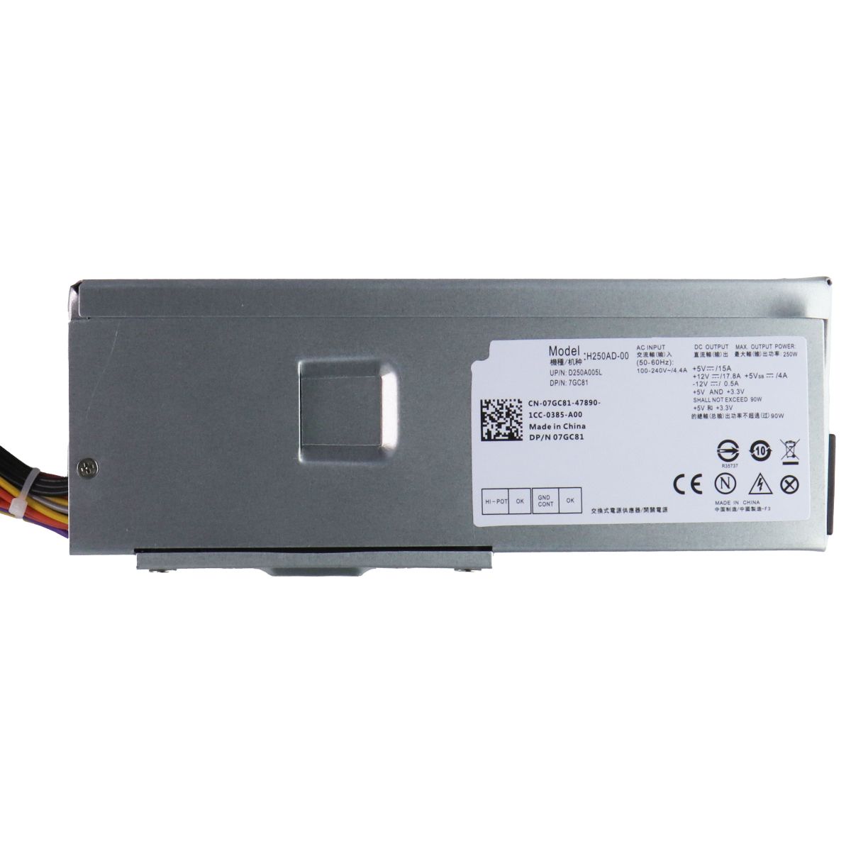 Dell 250W Power Supply (H250AD-00) Computer Parts - Power Supplies Dell - Simple Cell Bulk Wholesale Pricing - USA Seller