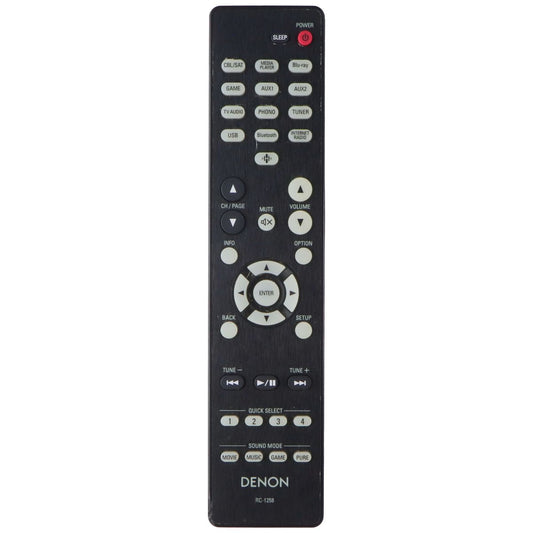 Denon RC-1258 Replacement Remote Control for Audio Receivers - Black TV, Video & Audio Accessories - Remote Controls Denon - Simple Cell Bulk Wholesale Pricing - USA Seller