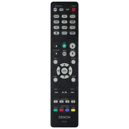 Denon OEM Remote Control (RC-1217) for Select Denon Systems - Black TV, Video & Audio Accessories - Remote Controls Denon - Simple Cell Bulk Wholesale Pricing - USA Seller
