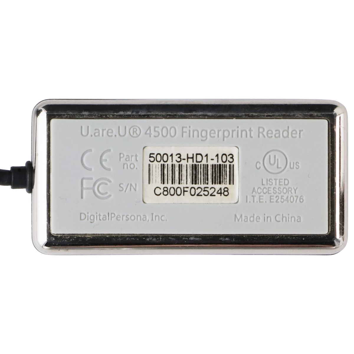 digitalPersona U.are.U 4500 Fingerprint Reader with 70-in Cable - 50013-HD1-103
