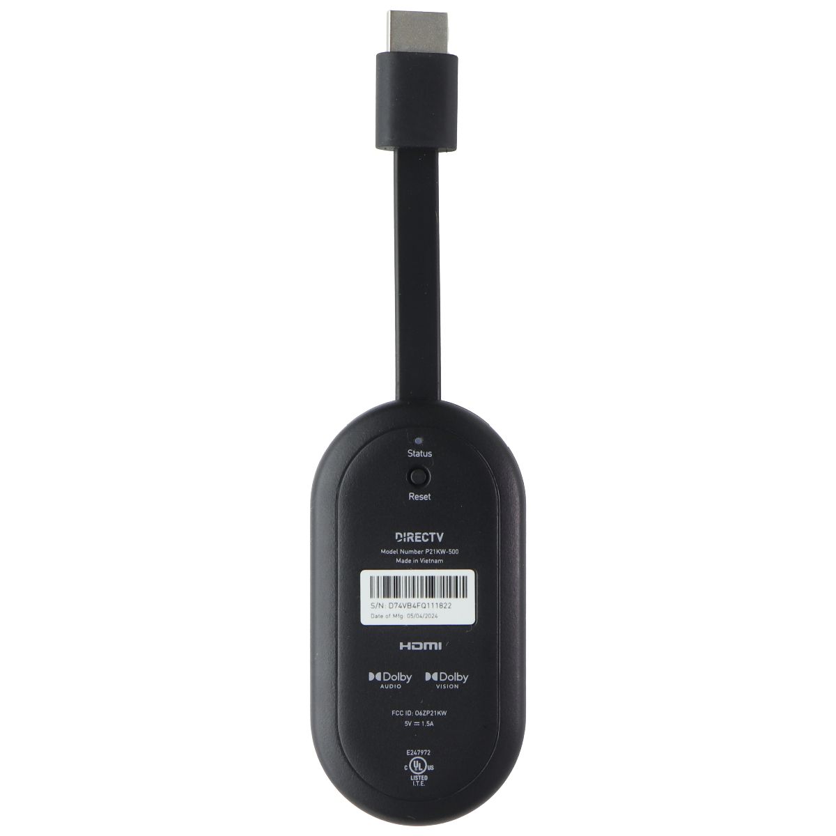 DIRCTV Gemini Air Internet-Powered Dongle Receiver (P21KW-500) - Dongle Only Home Multimedia - Internet & Media Streamers DIRECTV - Simple Cell Bulk Wholesale Pricing - USA Seller