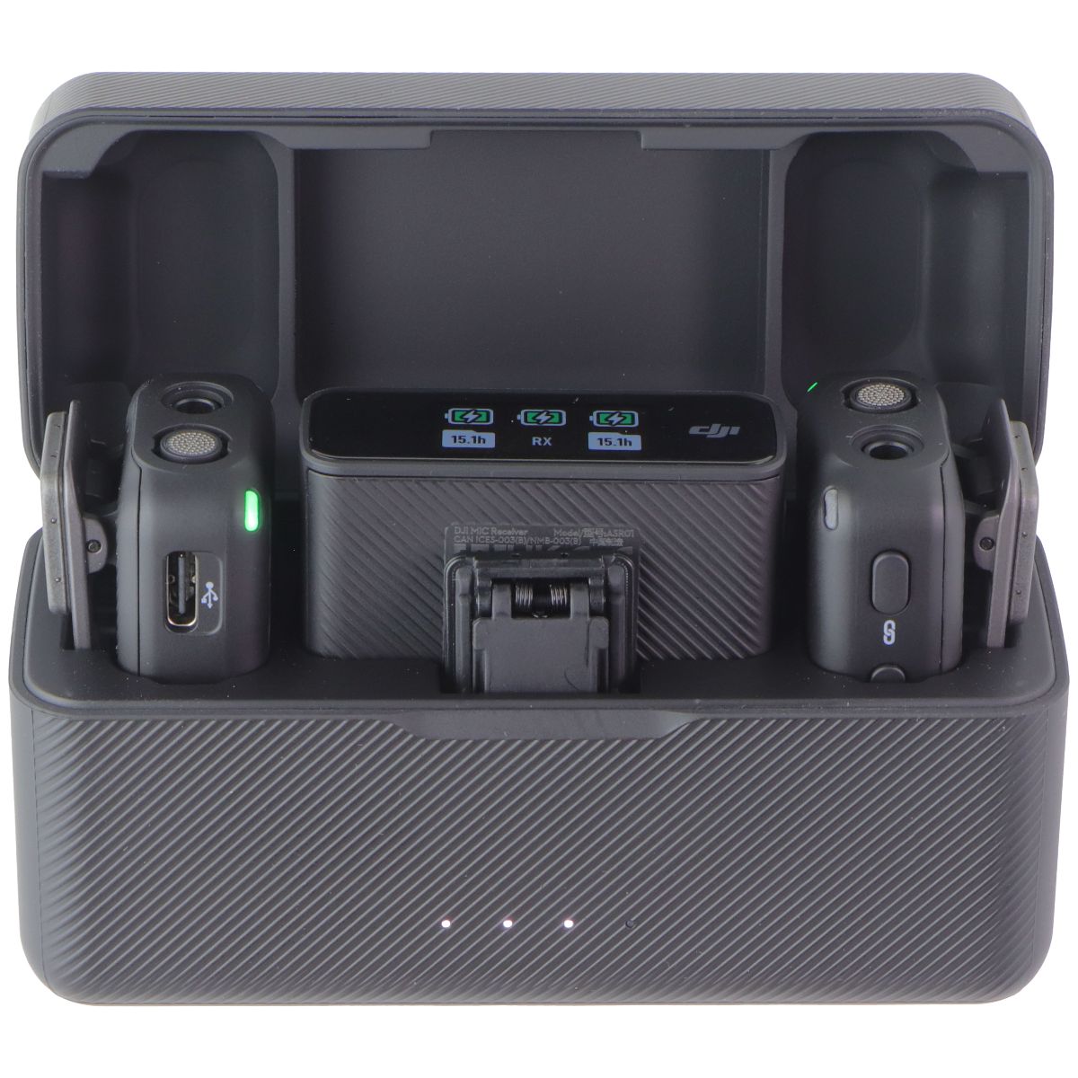 DJI Mic Dual-Channel Wireless Recorder Microphone with Case (AST01/ASR01) Digital Camera - Microphones DJI - Simple Cell Bulk Wholesale Pricing - USA Seller