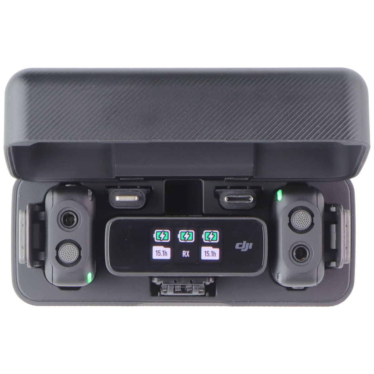 DJI Mic Dual-Channel Wireless Recorder Microphone with Case (AST01/ASR01) Digital Camera - Microphones DJI - Simple Cell Bulk Wholesale Pricing - USA Seller