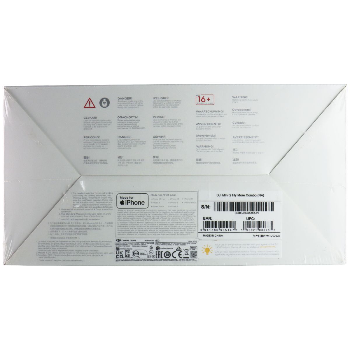DJI Mini 2 Fly More Combo (Foldable Drone + 3-axis Gimbal) MT2PD/RC231 - Gray Cameras & Photo - Camera Drones DJI - Simple Cell Bulk Wholesale Pricing - USA Seller