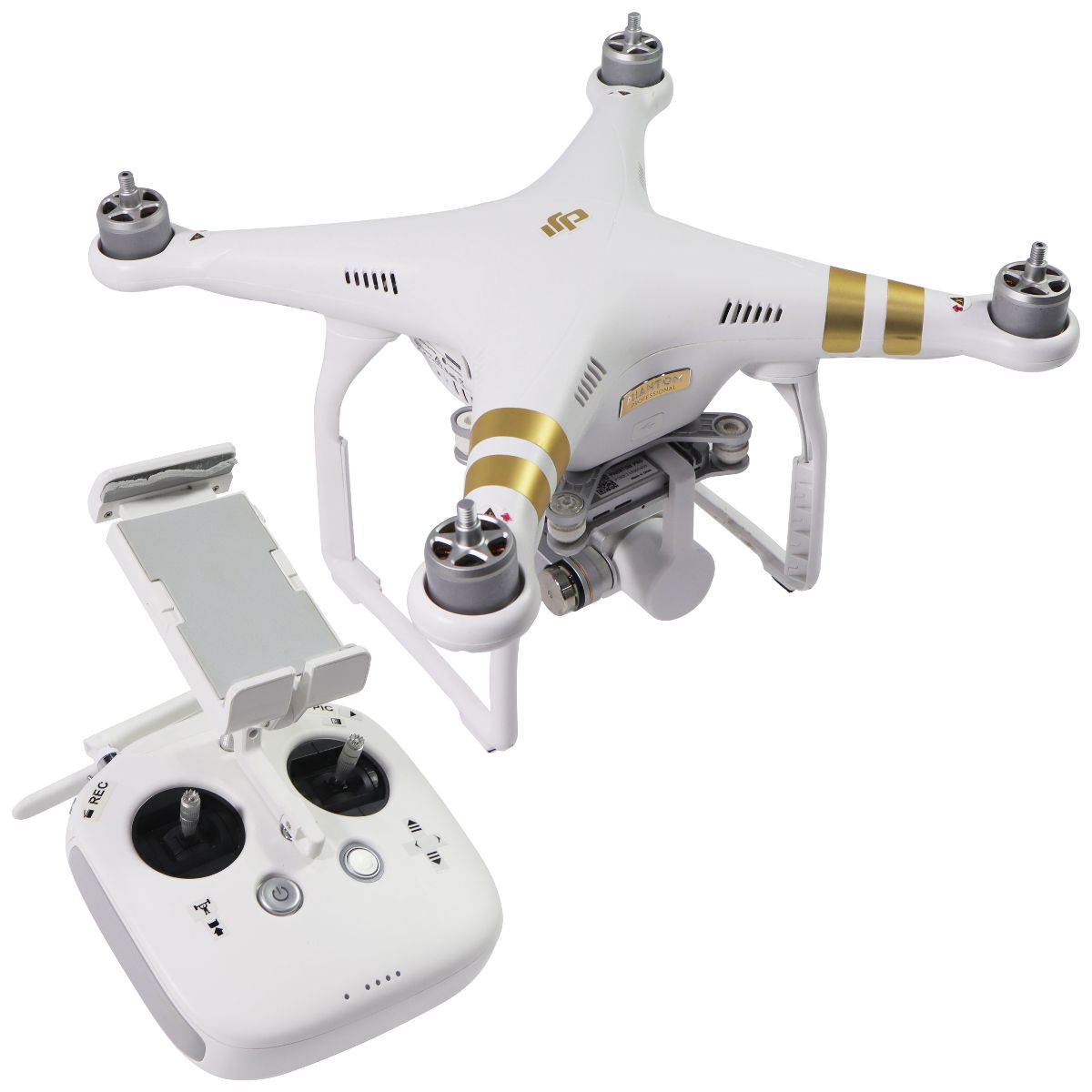 DJI Phantom 3 Professional Aerial Drone - White (W323A/GL3008) Cameras & Photo - Camera Drones DJI - Simple Cell Bulk Wholesale Pricing - USA Seller