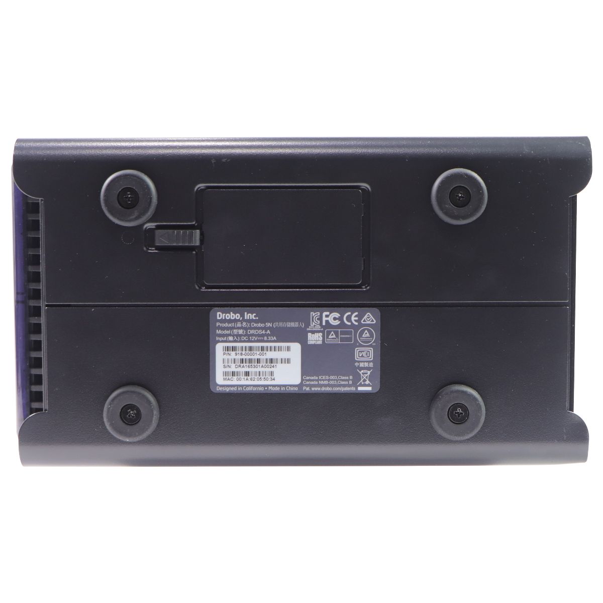 Drobo 5N (DRDS4-A) 5-Bay NAS Network Attached Storage System (Diskless) - Black Digital Storage - Home Network Storage (NAS) Drobo - Simple Cell Bulk Wholesale Pricing - USA Seller