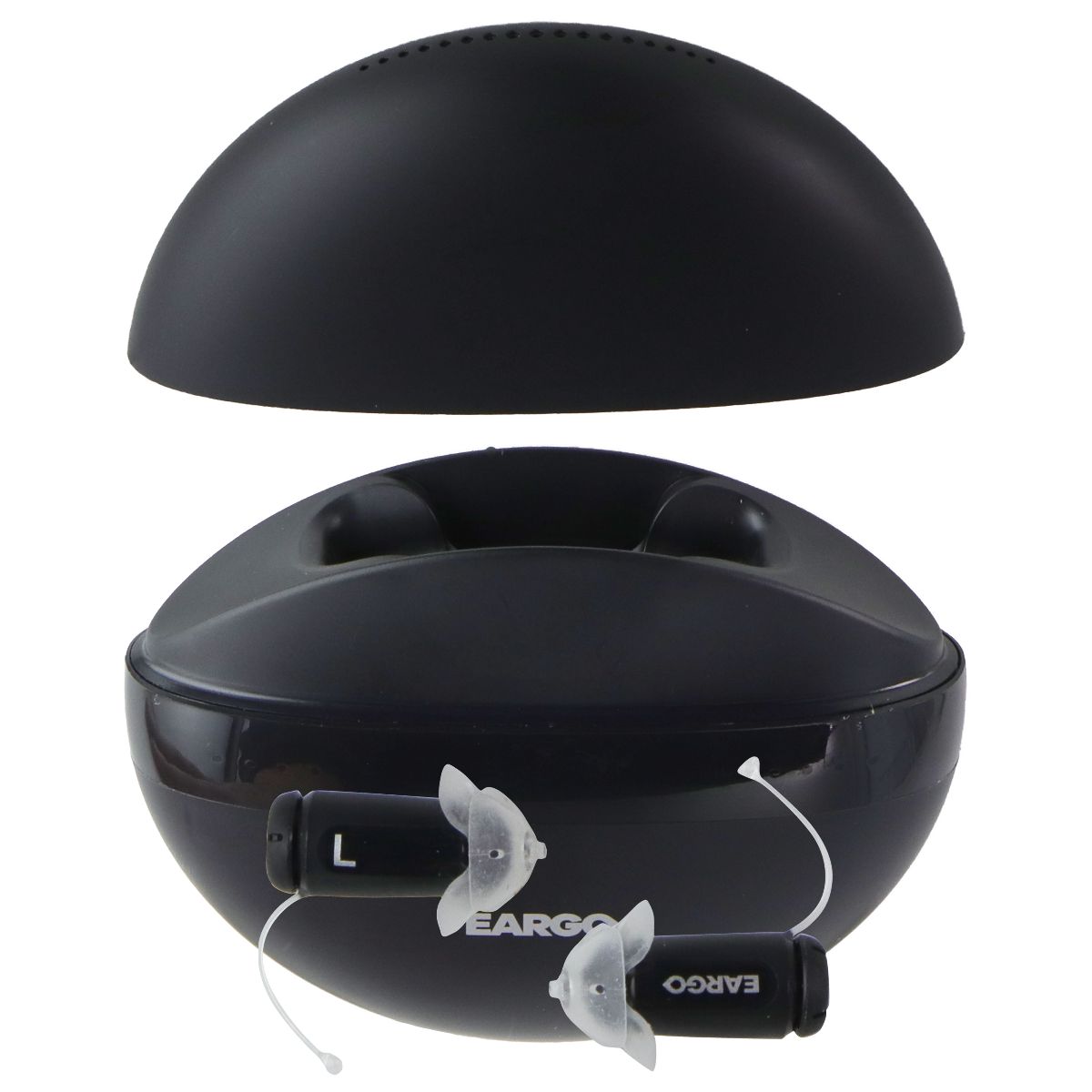 EARGO 5 Self-Fitting FDA-Cleared OTC Adult Hearing Aids - Black (99-0114-001)