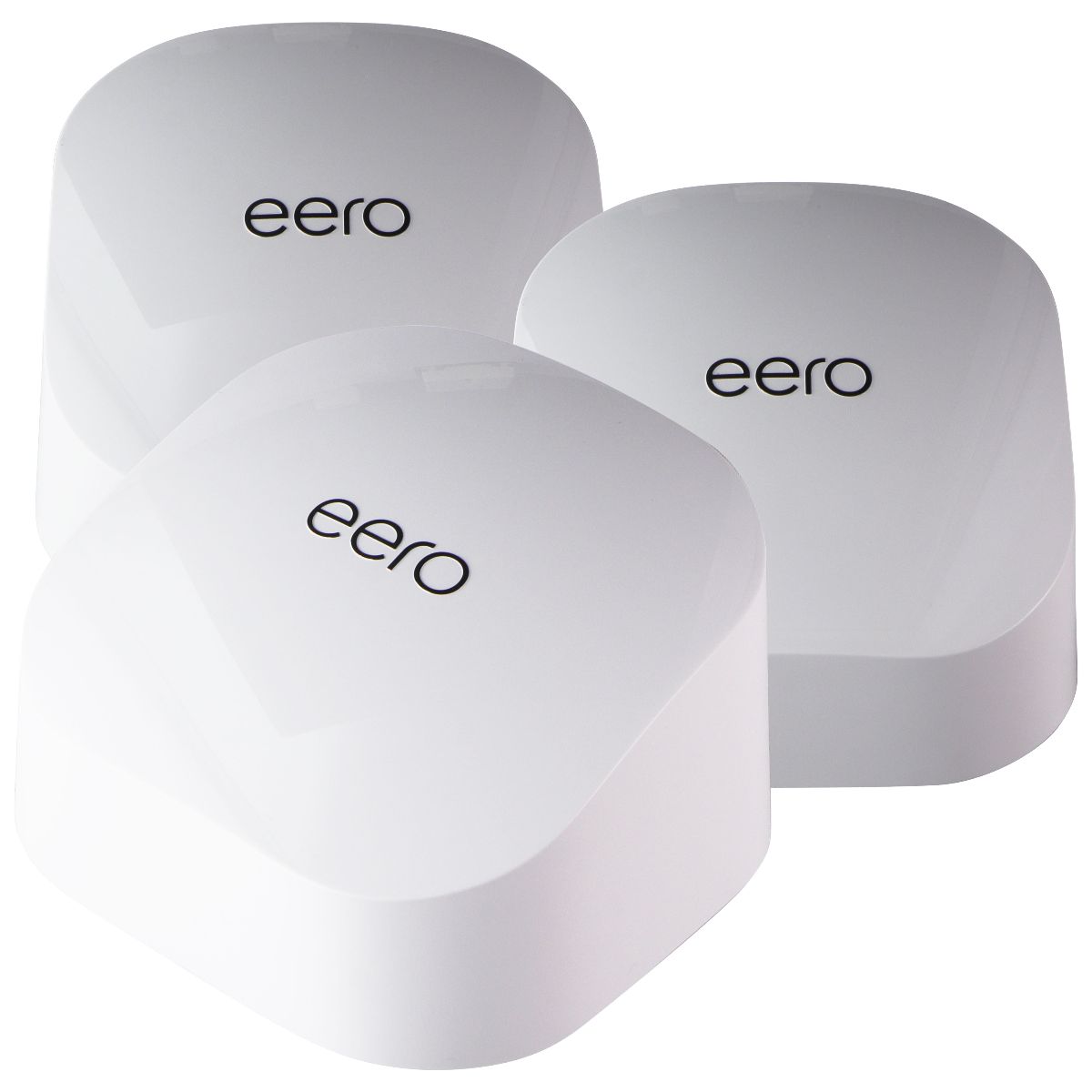 Amazon eero 6 Dual-Band Mesh Wi-Fi 6 Router with 2 Extenders - White (M010311) Networking - Modem & Wi-Fi Router Combos eero    - Simple Cell Bulk Wholesale Pricing - USA Seller
