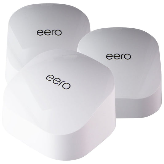 Amazon eero 6 Dual-Band Mesh Wi-Fi 6 Router with 2 Extenders - White (M010311) Networking - Modem & Wi-Fi Router Combos eero    - Simple Cell Bulk Wholesale Pricing - USA Seller